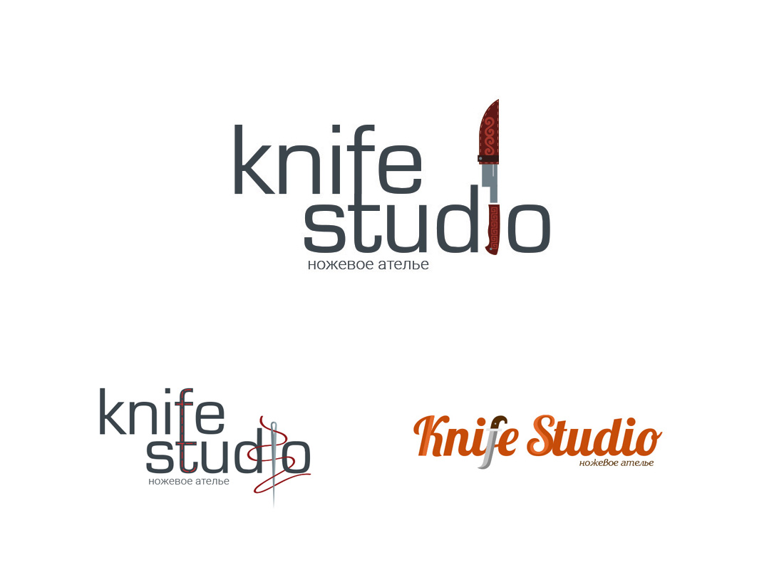 Дизайн логотипа для компании Knife Studio
